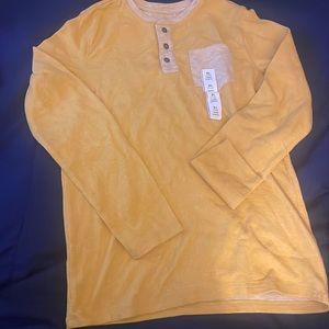 Boys yellow long sleeve shirt